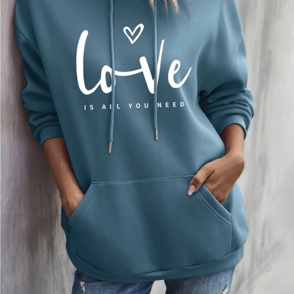 New graphic print hoodie sweatshirt - Picture 3 of 6